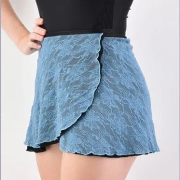 AK Dancewear * Reversible 2 in 1 Wrap Skirt * Petite/Small - Picture 1 of 5